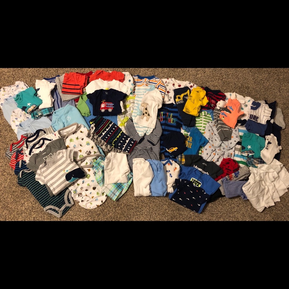 Newborn Baby Boy Clothes Bundle
